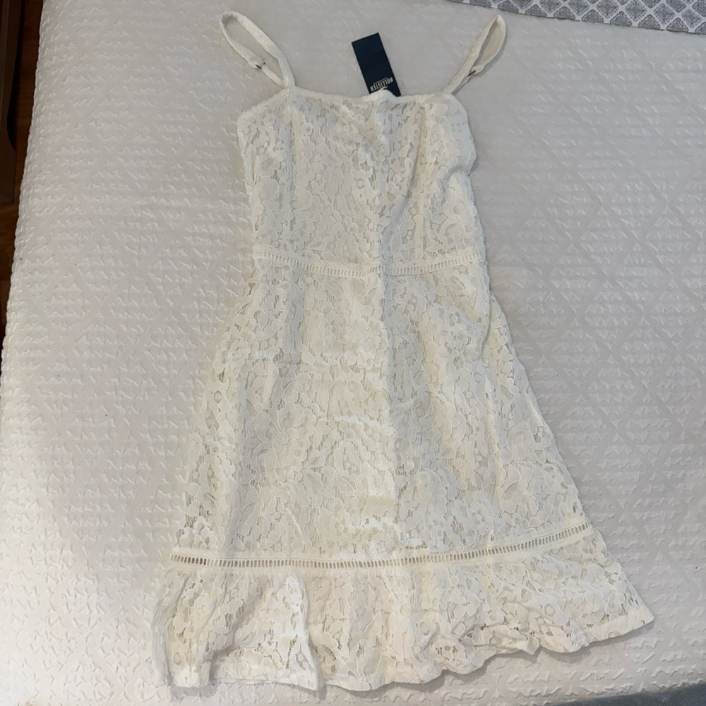 Hollister Ivory Lace Dress